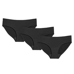 Knix Lot of 3 Leakproof Bikini Underwear Women’s Size L | Black Super Absorbency